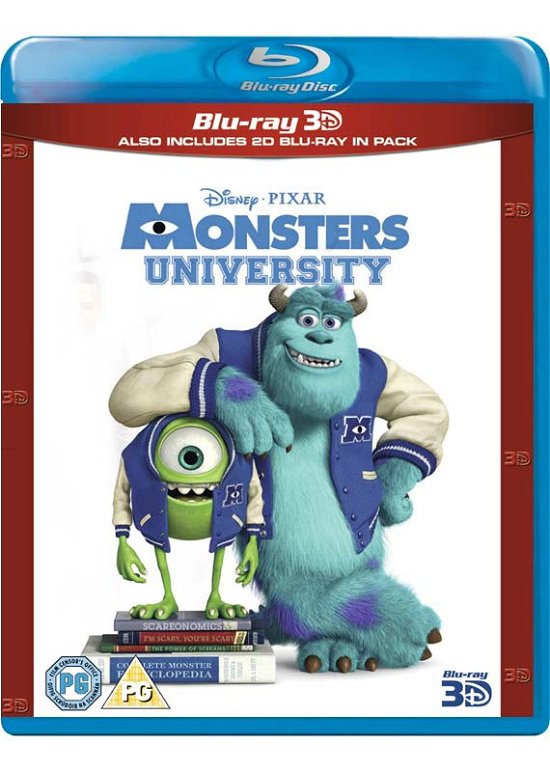 Cover for Monsters University (3d+2d) · Monsters University 3D+2D (Blu-ray) (2013)