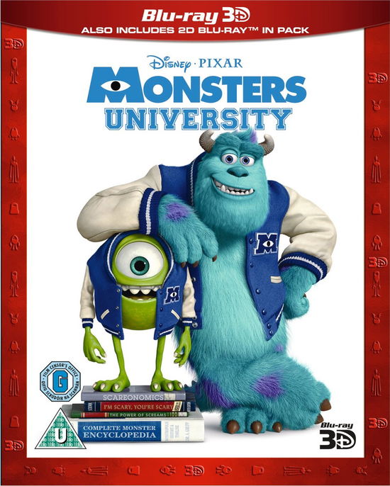 Cover for Monsters University (3d+2d) · Monsters University 3D+2D (Blu-Ray) (2013)