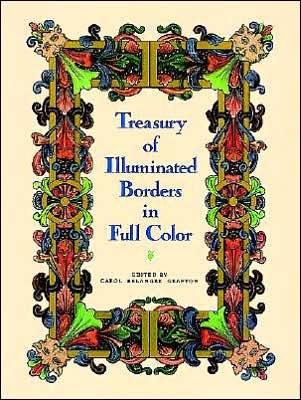 Cover for Carol Belanger Grafton · Treasury of Illuminated Borders in Full Colour - Dover Pictorial Archive (Paperback Bog) (1989)