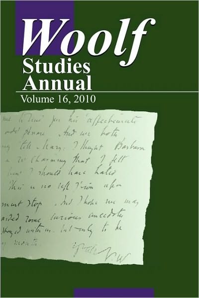 Cover for Mark Hussey · Woolf Studies Annual Vol. 16 (Paperback Book) (2010)