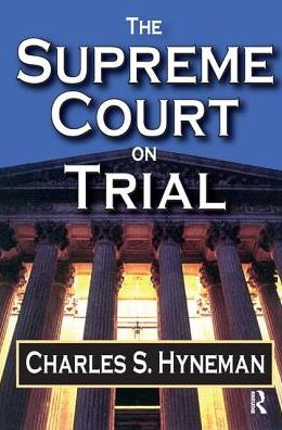 Cover for David Listokin · The Supreme Court on Trial (Gebundenes Buch) (2017)