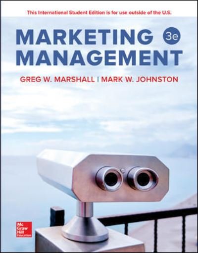 Cover for Greg Marshall · ISE Marketing Management (Paperback Book) (2018)