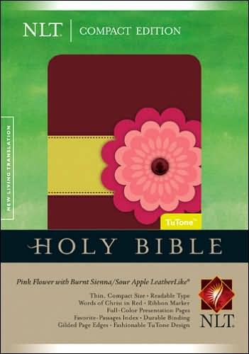 Cover for Tyndale House Publishers · Compact Bible-nlt (Læderbog) [Pink/Burgundy Imitation] (2007)