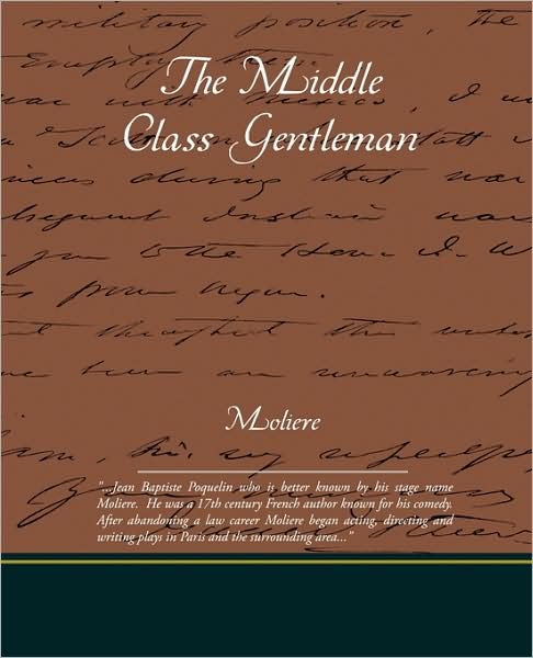 Cover for Moliere · The Middle Class Gentleman (Paperback Book) (2009)