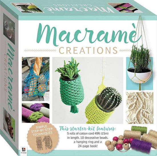 Macrame Creations Box Set - Hinkler Pty Ltd - Bøger - Hinkler Books - 9781488909993 - 1. oktober 2017