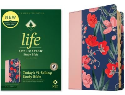 NLT Life Application Study Bible, Third Edition (Red Letter, LeatherLike, Pink Evening Bloom, Indexed) - Tyndale - Livres - Tyndale House Publishers - 9781496478993 - 8 août 2023