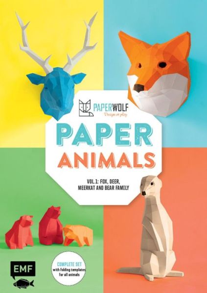Paper Animals - Volume 1: Fox, Deer, Meerkat and Bear Family - Paper Wolf - Books - Gingko Press, Inc - 9781584236993 - October 15, 2018