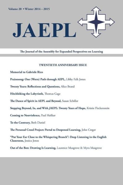 Jaepl: the Journal of the Assembly for Expanded Perspectives on Learning Volume 20 (Winter 2014-2015) - Joona Smitherman Trapp - Books - Parlor Press - 9781602356993 - April 22, 2015