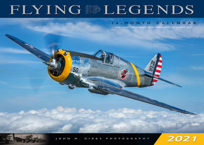 Cover for Editors of Rock Point · Flying Legends 2021: 16 Month Calendar - September 2020 Through December 2021 (Calendar) (2020)