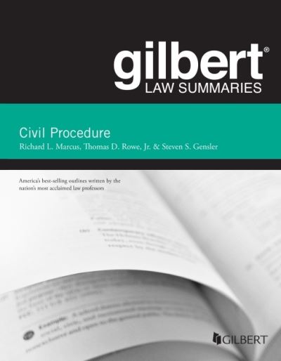 Cover for Richard L. Marcus · Gilbert Law Summary on Civil Procedure - Gilbert Law Summaries (Paperback Book) [19 Revised edition] (2022)