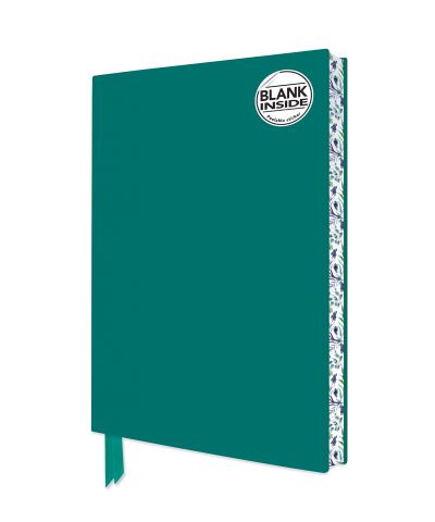 Teal Blank Artisan Notebook (Flame Tree Journals) - Blank Artisan Notebooks - - Books - Flame Tree Publishing - 9781804176993 - October 17, 2023