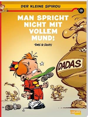 Cover for Tome · Der kleine Spirou 19: Man spricht nicht mit vollem Mund!! (Buch) (2023)