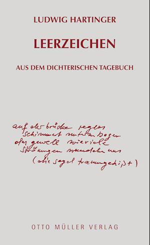 Cover for Ludwig Hartinger · Leerzeichen (Book) (2022)