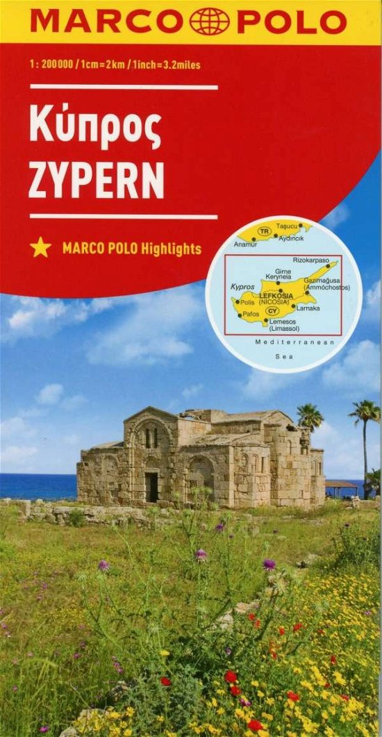 Cyprus Marco Polo Map - Marco Polo - Kirjat - MAIRDUMONT GmbH & Co. KG - 9783829739993 - maanantai 27. maaliskuuta 2023