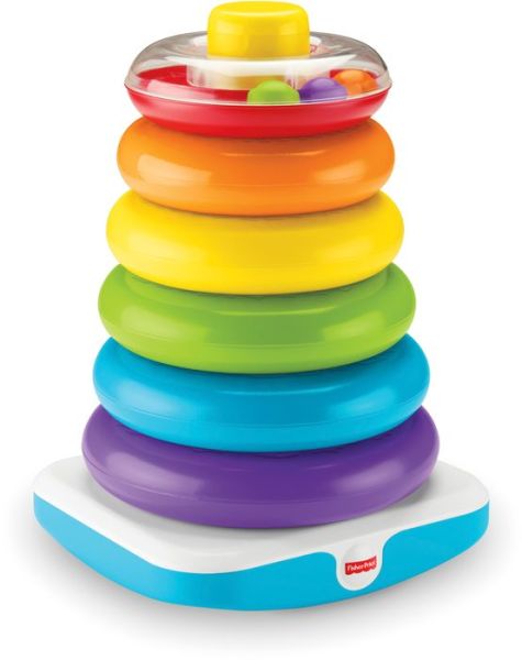 Fisher Price Gigantische Farbring Pyramide Gjw15 - Fisher Price - Produtos - Fisher-Price - 0887961818994 - 1 de setembro de 2019