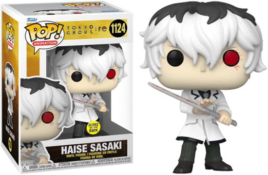 Tokyo Ghoul: Funko Pop! Animation - Tokyo Ghoul:re - Haise Sasaki (glow) (vinyl Figure 1124) - Tokyo Ghoul: Funko Pop! Animation - Koopwaar - Funko - 0889698646994 - 