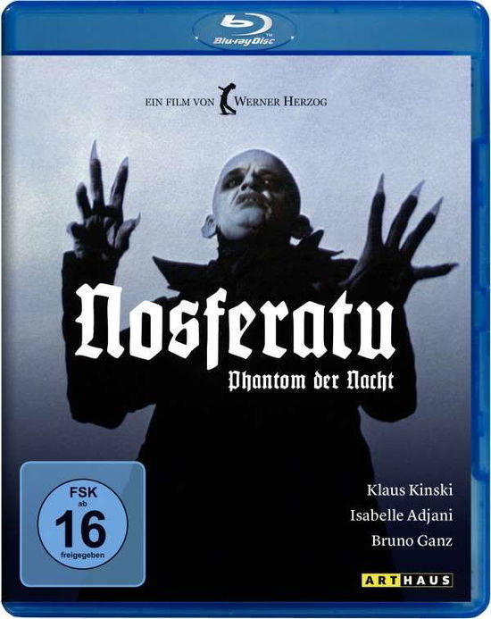 Cover for Klaus Kinski / Isabelle Adjani · Nosferatu - Phantom Der Nacht (Blu-ray) (2013)