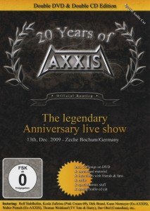 Cover for Axxis · 20 Years Of Axxis: The Legendary Anniversary Live (CD) (2022)