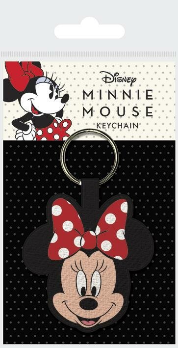 Cover for Disney: Pyramid · Minnie Mouse Face (Woven Keychain / Portachiavi) (MERCH)
