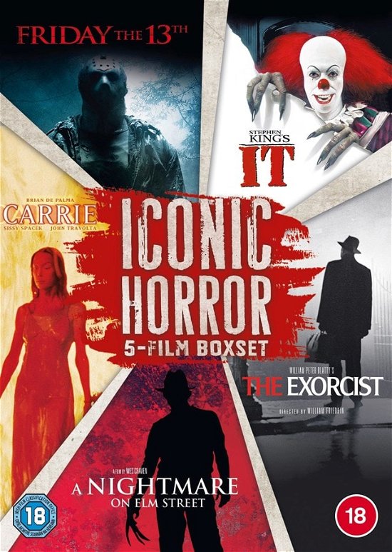 Cover for Iconic Horror 5film Coll. DVD · Vintage Horror (5 Film Collection) (DVD) (2022)
