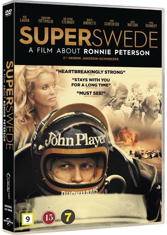Cover for Superswede · Superswede: Om Ronnie Peterson (DVD) (2017)