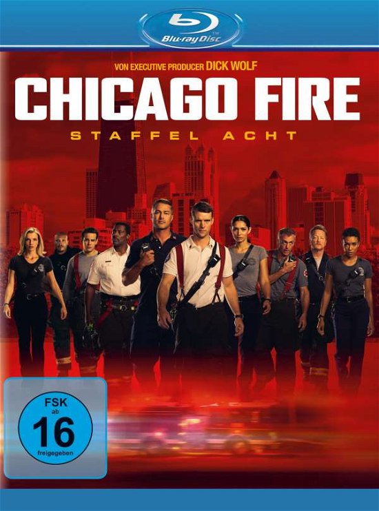 Cover for Jesse Spencer,taylor Kinney,lauren German · Chicago Fire - Staffel 8 (Blu-ray) (2020)