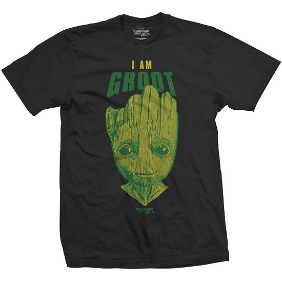Cover for Marvel Comics · Marvel Comics Unisex Tee: Guardians of the Galaxy Vol. 2 I am Groot (TØJ) [size S] [Black - Unisex edition]
