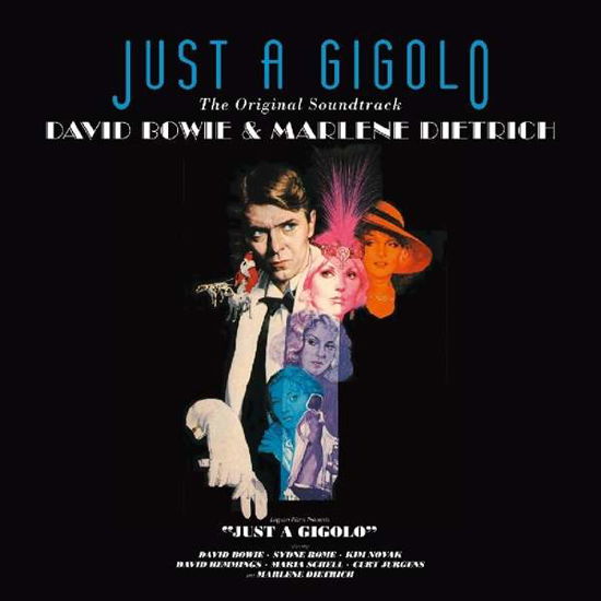 Cover for Original Soundtrack / David Bowie &amp; Marlene Dietrich · Just A Gigolo (Transparent Blue Vinyl) (LP) [Coloured edition] (2019)