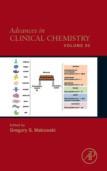 Cover for Gregory Makowski · Advances in Clinical Chemistry - Advances in Clinical Chemistry (Hardcover Book) (2019)