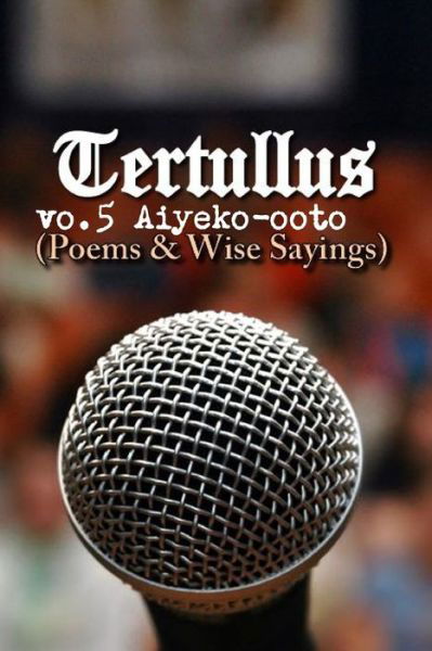 Cover for Aiye-ko ooto · Tertullus (Paperback Book) (2018)