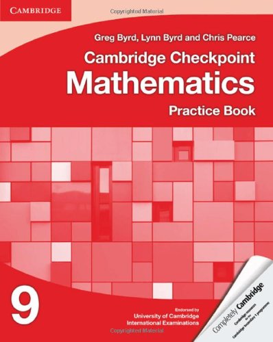 Cambridge Checkpoint Mathematics Practice Book 9 - Greg Byrd - Books - Cambridge University Press - 9781107698994 - June 6, 2013