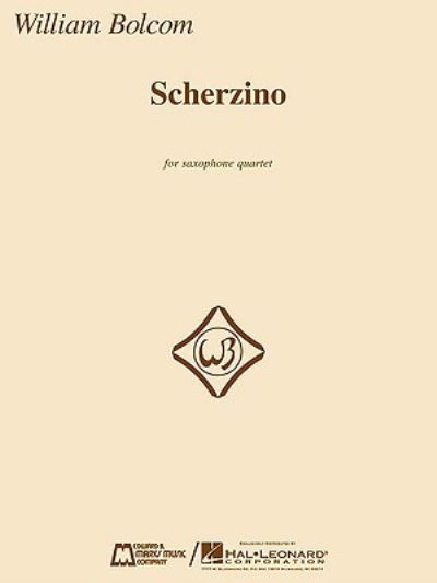 Cover for William Bolcom · Scherzino (Sheet music) (2008)