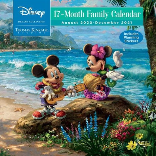 Cover for Thomas Kinkade · Disney Dreams Collection by Thomas Kinkade Studios: 17-Month 2020-2021 Family Wa (Kalender) (2020)
