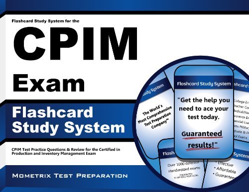 Cover for Cpim Exam Secrets Test Prep Team · Flashcard Study System for the Cpim Exam: Cpim Test Practice Questions &amp; Review for the Certified in Production and Inventory Management Exam (Cards) (Paperback Book) [Flc Crds edition] (2023)
