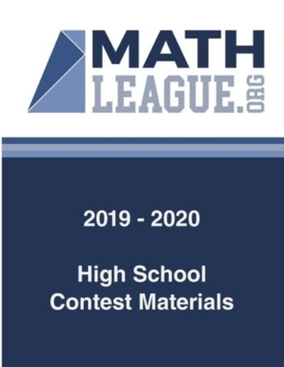 Cover for Tim Sanders · 2019-2020 High School Contest Materials (Pocketbok) (2020)