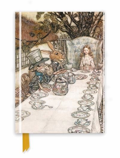 Cover for Rackham: Alice In Wonderland Tea Party (Foiled Journal) - Flame Tree Notebooks (Stationery) [New edition] (2017)