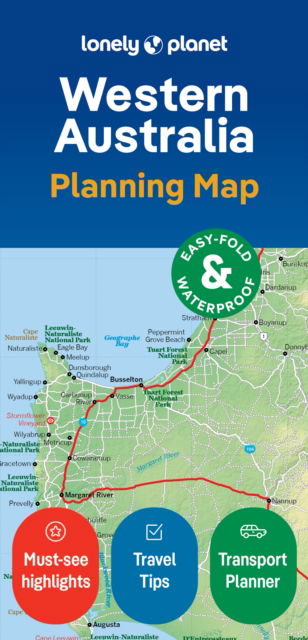 Lonely Planet Western Australia Planning Map - Map - Lonely Planet - Bücher - Lonely Planet Global Limited - 9781788688994 - 9. August 2024
