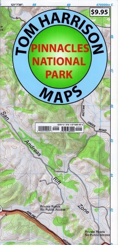 Cover for Tom Harrison · Pinnacles National Monument Trails Map (Tom Harrison Maps) (Kort) (2013)