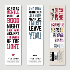 Cover for Graffeg · Dylan Thomas Bookmarks Pack 1 (MERCH) (2017)