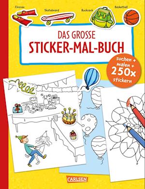 Cover for Karoline Hahnfeld · Das große Sticker-Mal-Buch (Taschenbuch) (2021)