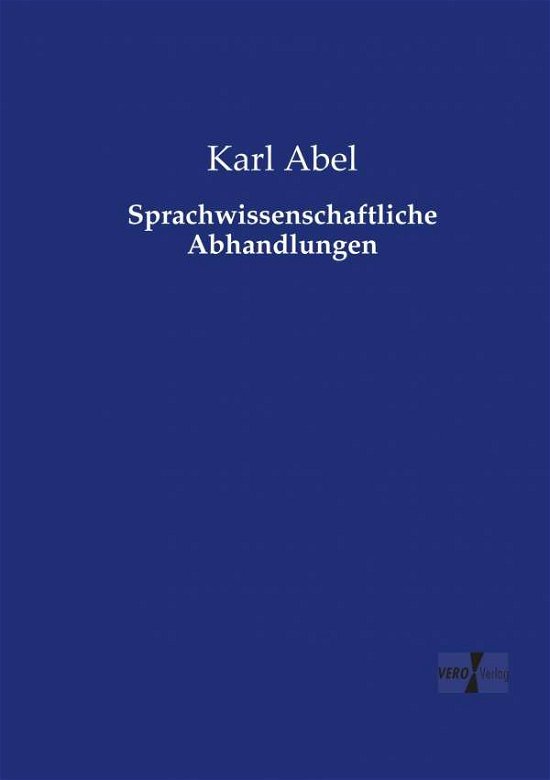 Cover for Abel · Sprachwissenschaftliche Abhandlung (Bog) (2019)