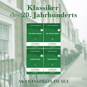 Klassiker des 20. Jahrhunderts (Buch + 4 MP3 Audio-CDs) - Lesemethode von Ilya Frank - Zweisprachige Ausgabe Englisch-Deutsch - F. Scott Fitzgerald - Livros - EasyOriginal Verlag - 9783991127994 - 15 de novembro de 2023