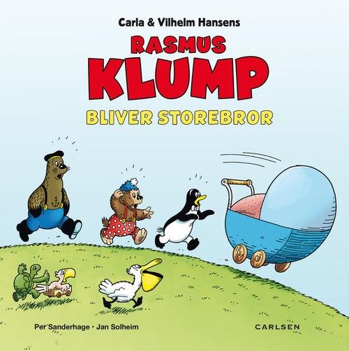 Cover for Per Sanderhage · Rasmus Klump bliver storebror (Indbundet Bog) [1. udgave] (2014)