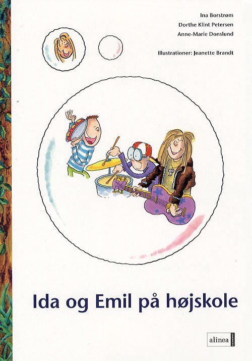 Cover for Ina Borstrøm, Dorthe Klint Petersen, Anne-Marie Donslund · Fri læsning 2 Emil på koloni: Den første læsning, Ida og Emil på højskole (Sewn Spine Book) [1st edition] (2007)