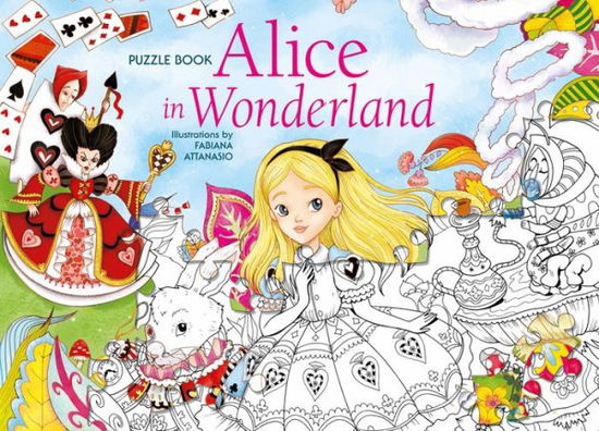 Cover for Alice in Wonderland: Puzzle Book - Puzzle Book (Hardcover Book) (2023)