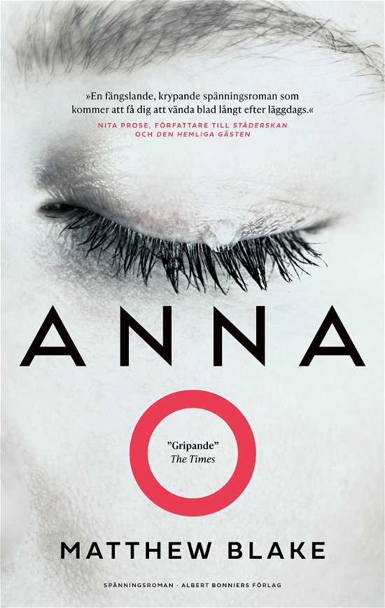 Cover for Matthew Blake · Anna O (svensk utgåva) (Innbunden bok) (2024)