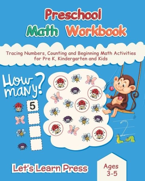 Cover for Let's Learn Press · Preschool math workbook (Paperback Book) (2020)