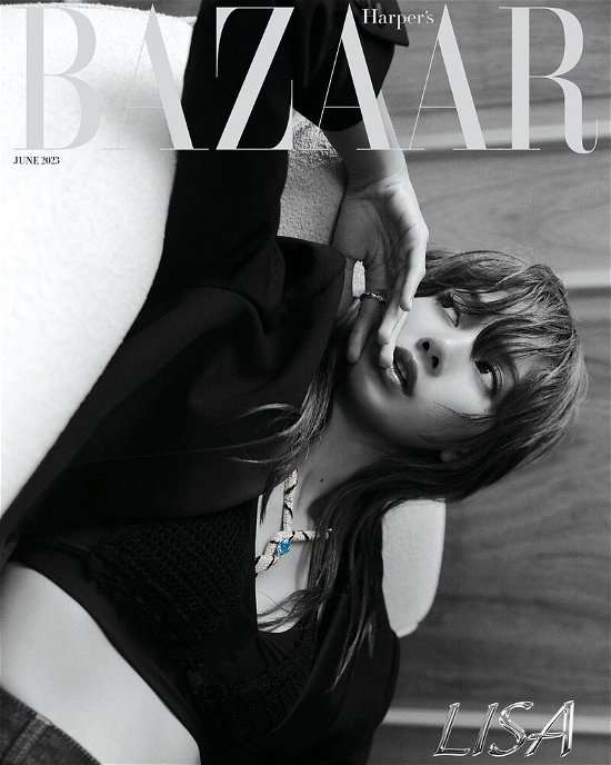 Cover for LISA (BLACKPINK) · Bazaar Korea June 2023 (Blad) [D edition] (2023)