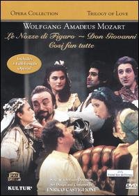 Cover for Wolfgang Amadeus Mozart · Trilogy Of Love -3 Operas (DVD) (1990)