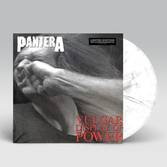 Pantera · Vulgar Display of Power (LP) [White & True Metal Gray Marbled edition] (2021)